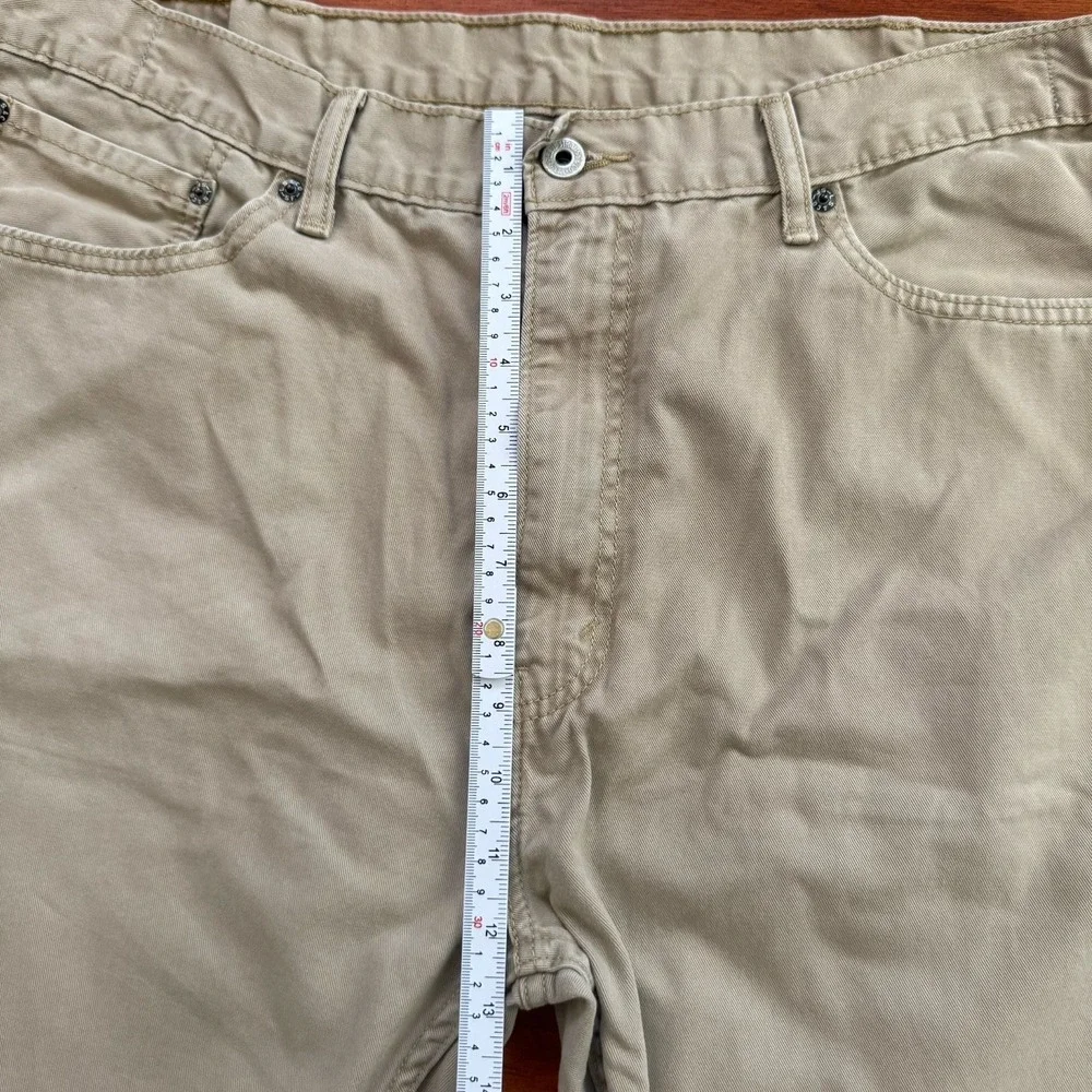 Levi 505 Mens Jeans Size 40x30 Denim Straight Leg Cotton Khaki Please See